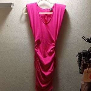 Blanc Clothing Company Tina Padded Shoulder Dress Size S